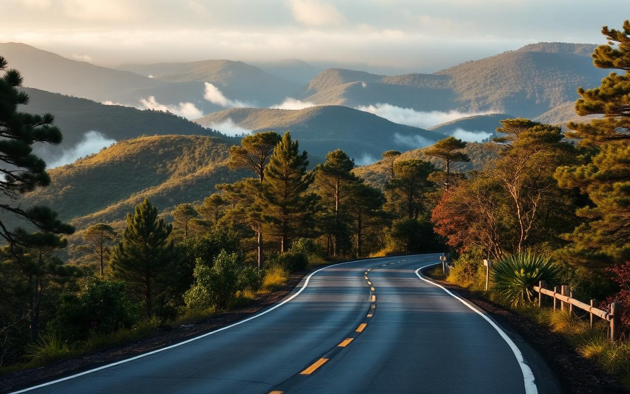 estrada da mantiqueira em Cunha
